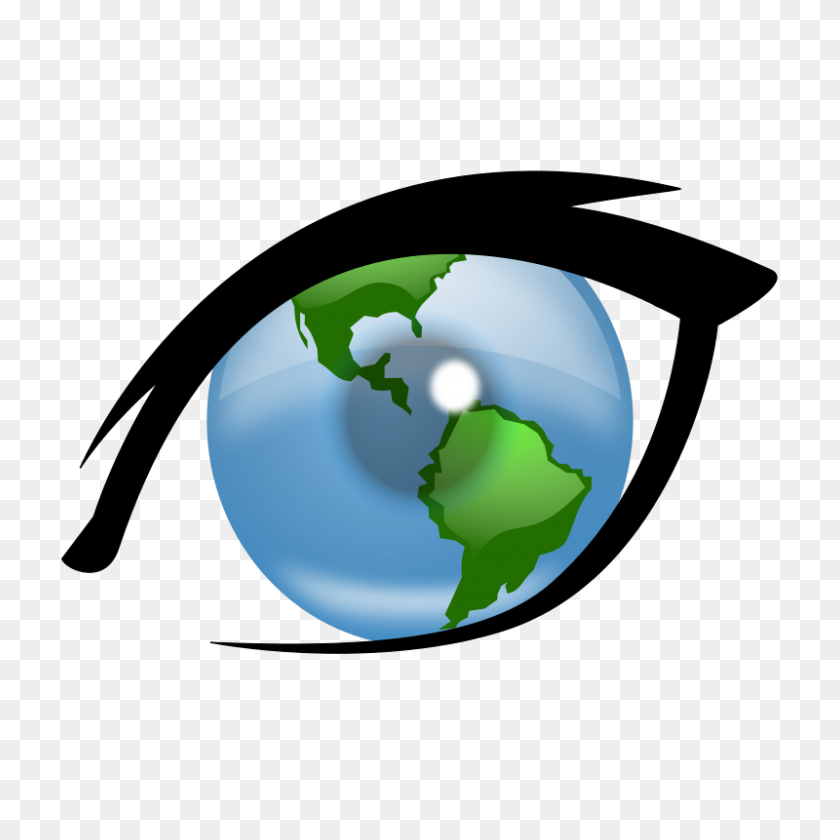 800x800 Free Clipart Eye Can See The World Cam Morris - Eyes See Clipart