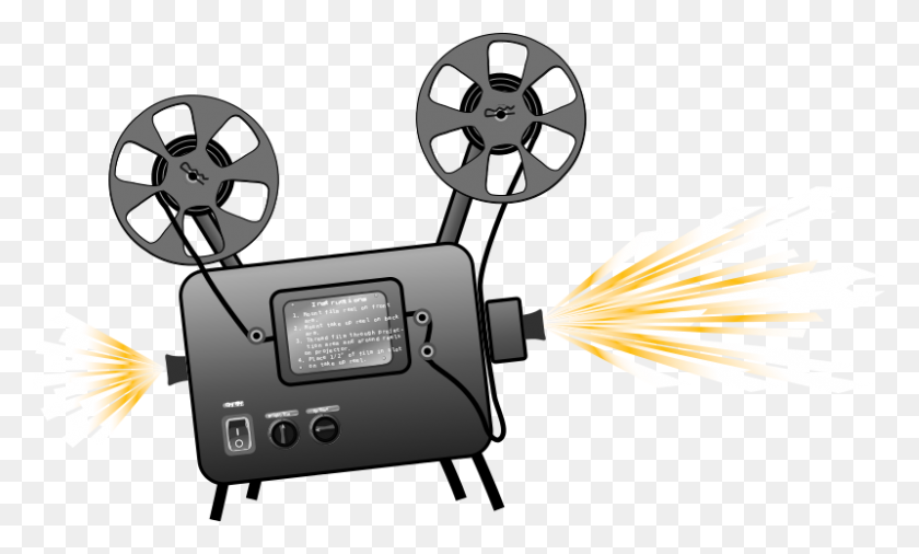 800x458 Free Clipart Film Projector Woofer - Up Movie Clipart