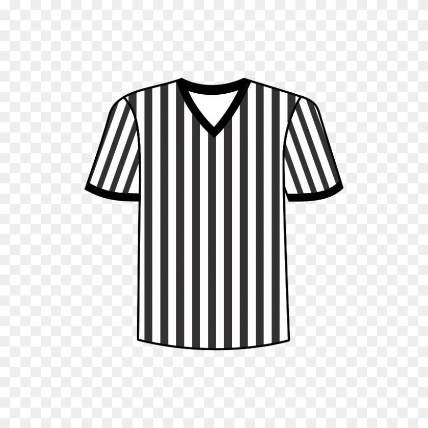 800x800 Free Clipart Football Referee Shirt Casino - Football Referee Clipart