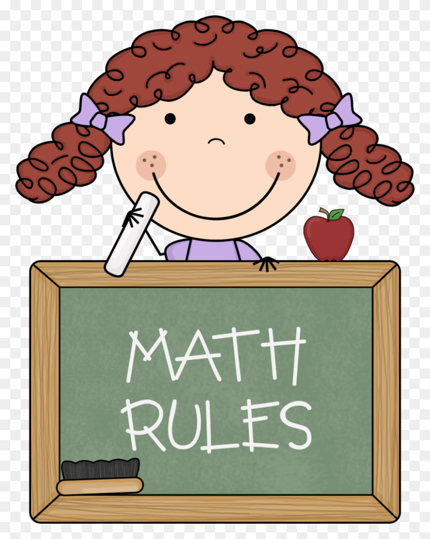 804x1024 Free Clipart For High School Math - School Subjects Clipart