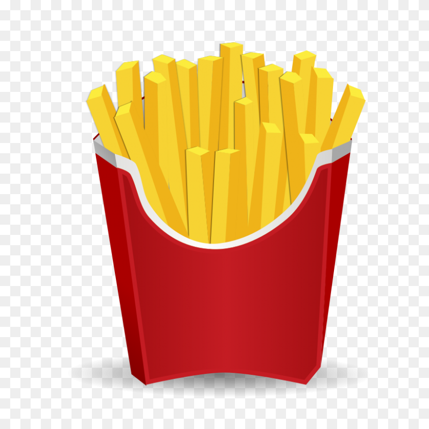 800x800 Free Clipart French Fries Gnokii - Fries Clip Art