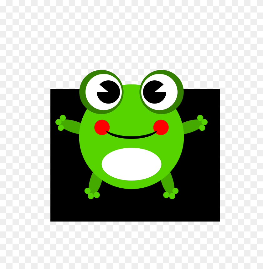 566x800 Free Clipart Frog - Free Frog Clipart