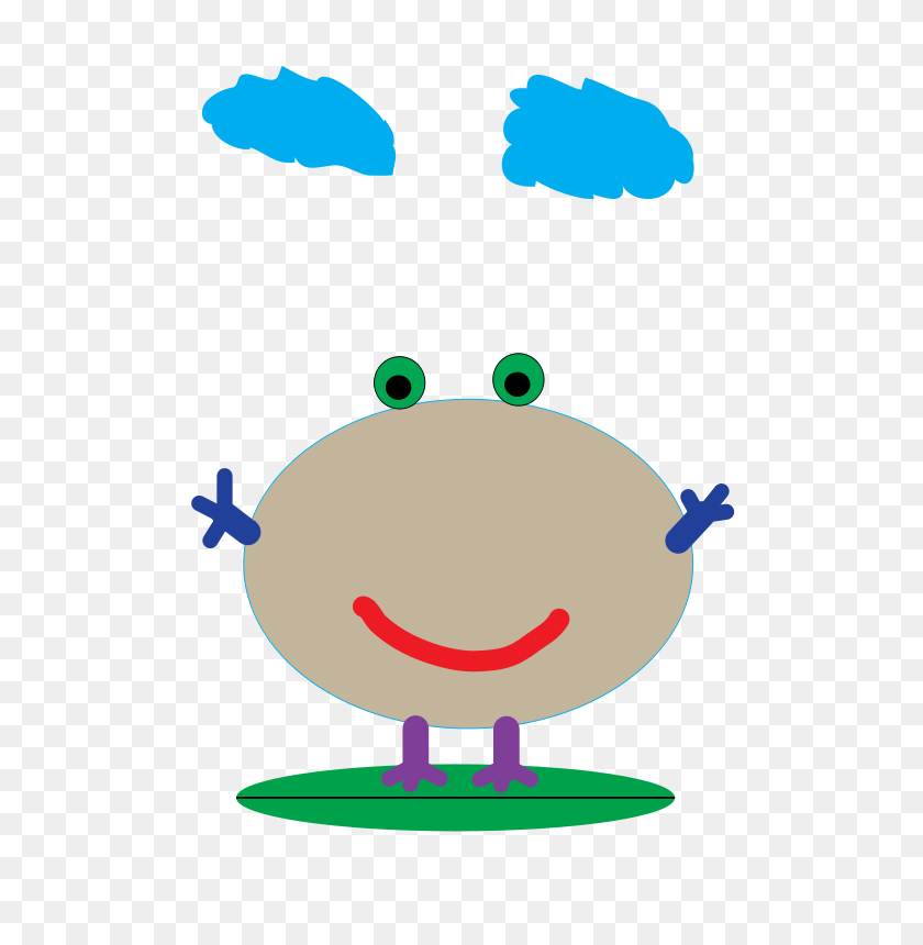 565x800 Free Clipart Froggy - Personification Clipart