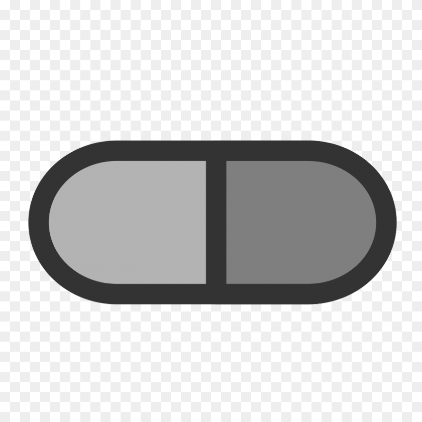 800x800 Free Clipart Ftdopewars Pill Anonymous - Pill Clipart Black And White
