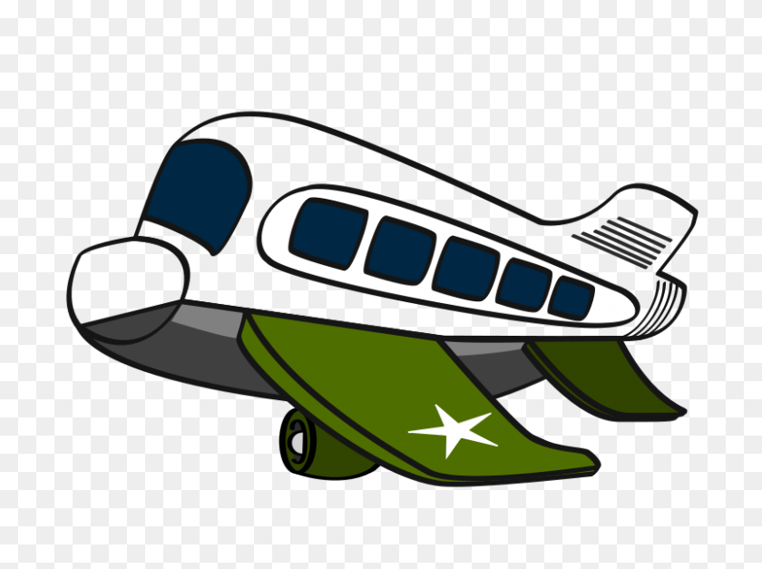800x582 Free Clipart Funny Military Airplane - Free Military Clipart