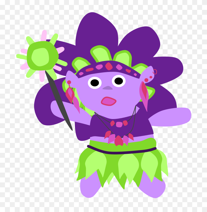 761x800 Free Clipart Garden Witch Scout - Voodoo Clipart