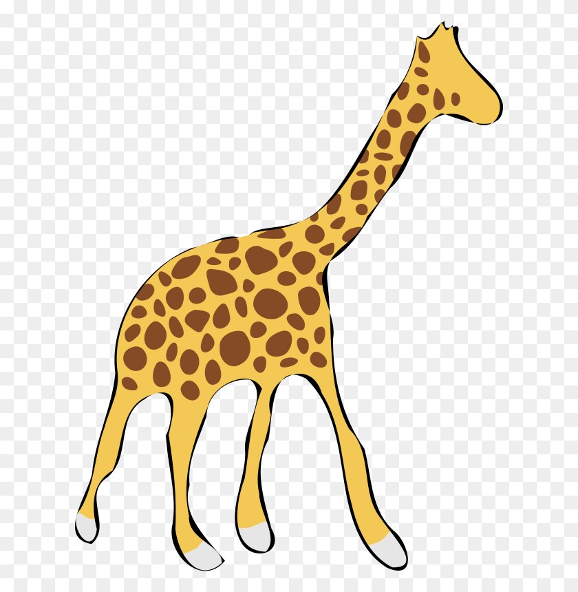 622x800 Free Clipart Giraffe Laobc - Giraffe Clipart Free