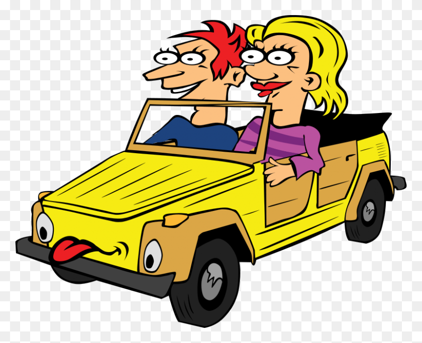 800x639 Free Clipart Girl And Boy In Self Driving Car Mlinksva - Drivers License Clipart