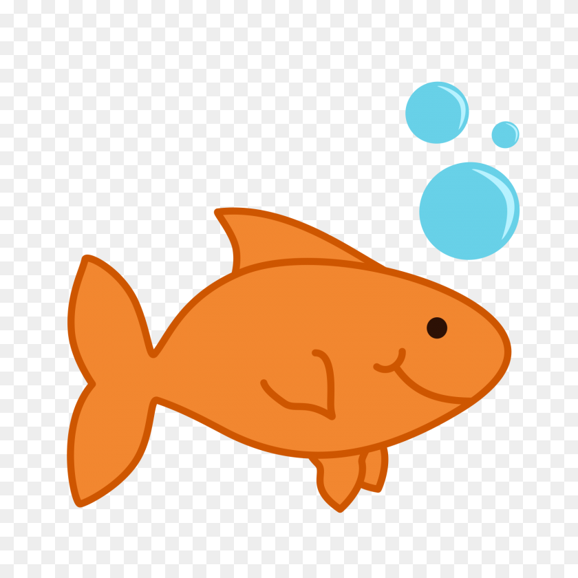 1500x1500 Free Clipart Goldfish In Bowl - Ocean Floor Clipart