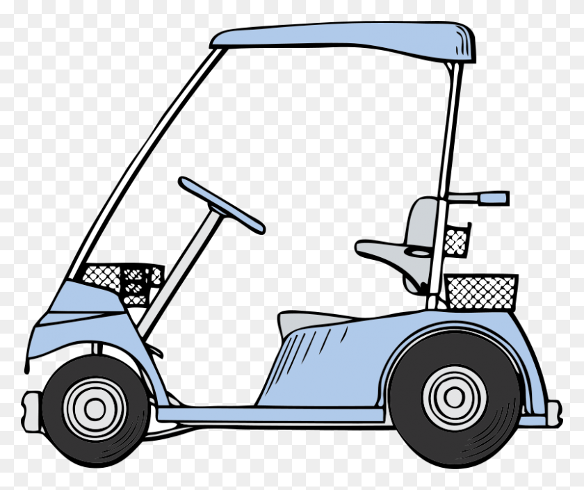 800x662 Free Clipart Golf Cart Johnny Automatic - Imágenes Prediseñadas De Golf Gratis