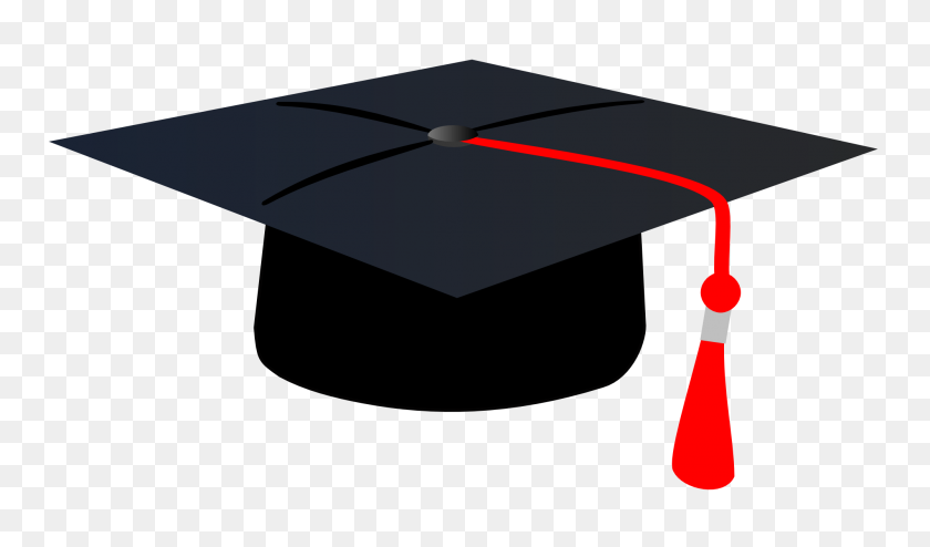 2000x1114 Free Clipart Graduation Cap Clip Art Layout Best And Gown - Graduation 2017 Clipart