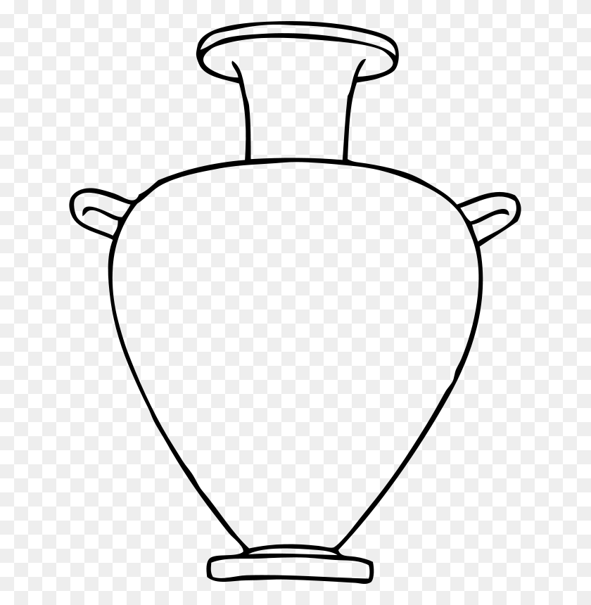 643x800 Free Clipart Greek Amphora Johnny Automatic - Clipart Griego