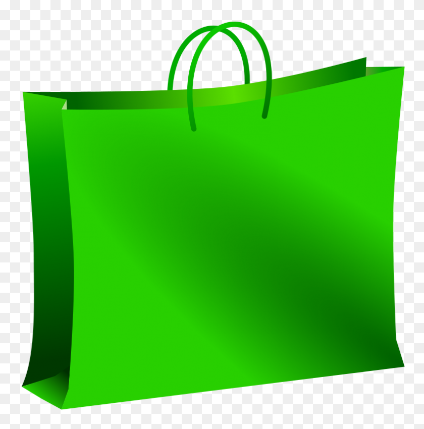 789x800 Free Clipart Green Bag - Shopping Mall Clipart