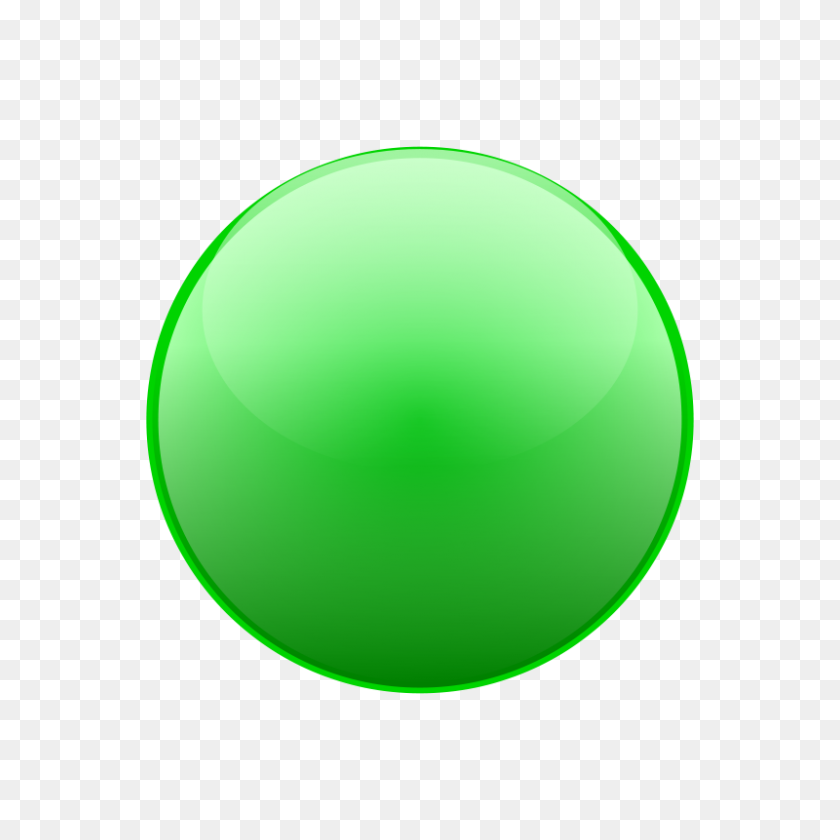 800x800 Бесплатный Клипарт Green Ball Alexgill - Green Circle Clipart