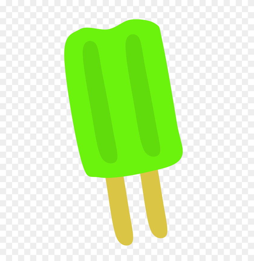 502x800 Free Clipart Green Popsicle Scout - Popsicle Clip Art Free