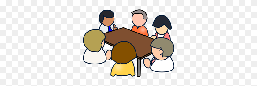 300x223 Free Clipart Group Meeting - People Meeting Clipart