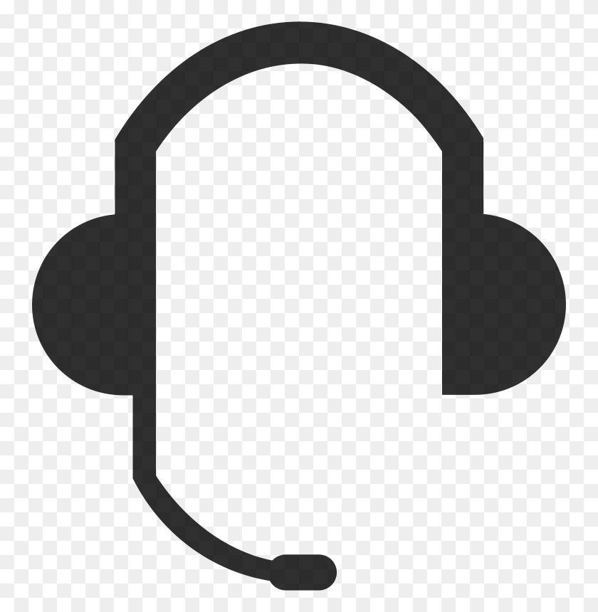 750x800 Free Clipart Headset Icon Chylee - Headset Clipart