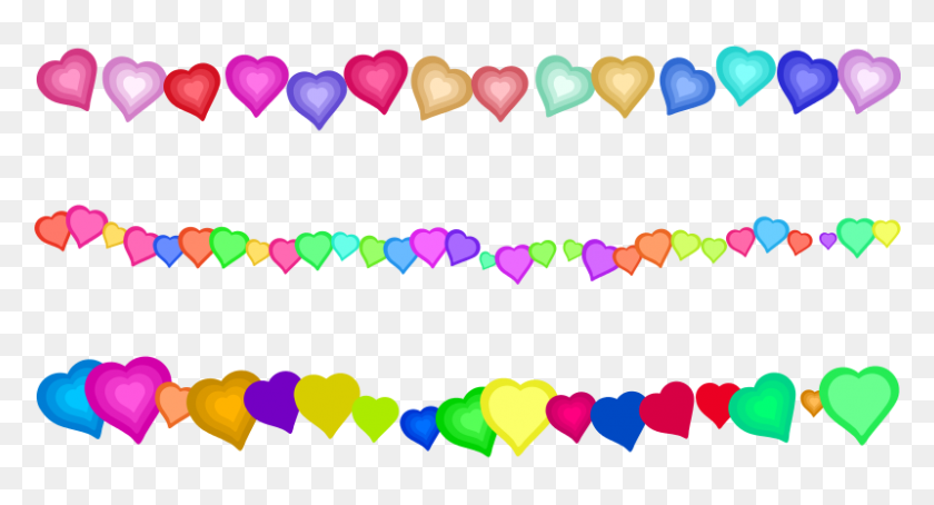 800x405 Free Clipart Heart - Free Page Borders Clip Art