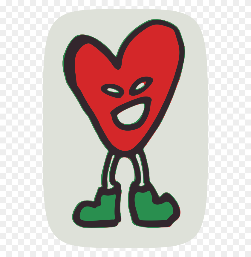553x800 Free Clipart Heart Monster Global Quiz - Monsters Clipart Free