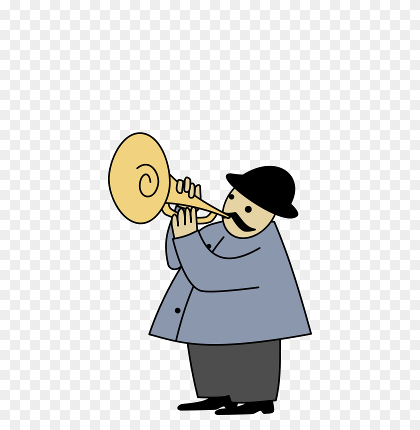 408x800 Free Clipart Horner Rones - Bugle Clipart
