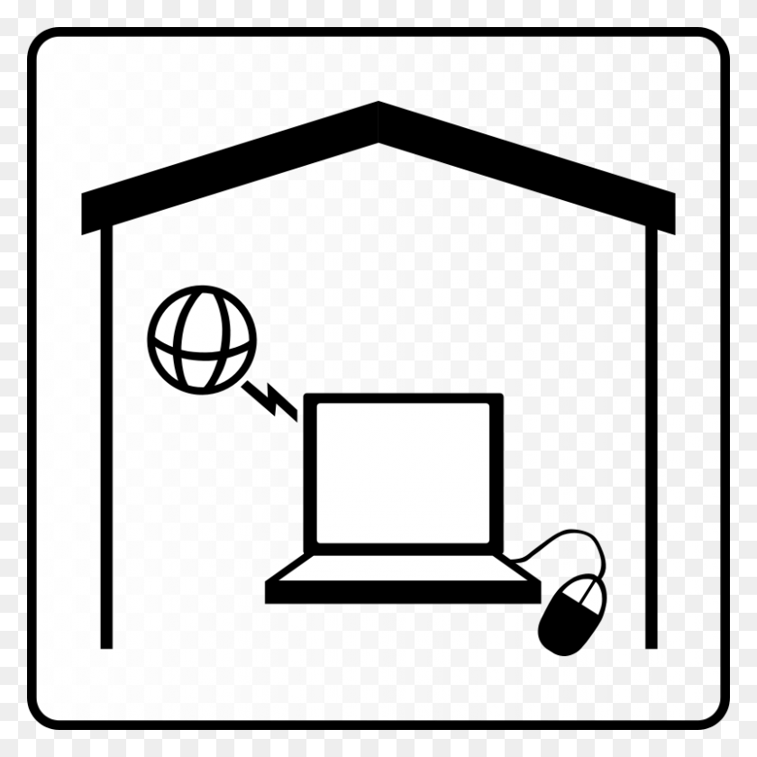 800x800 Free Clipart Hotel Icon Has Internet In Room Gerald G - Room Clipart