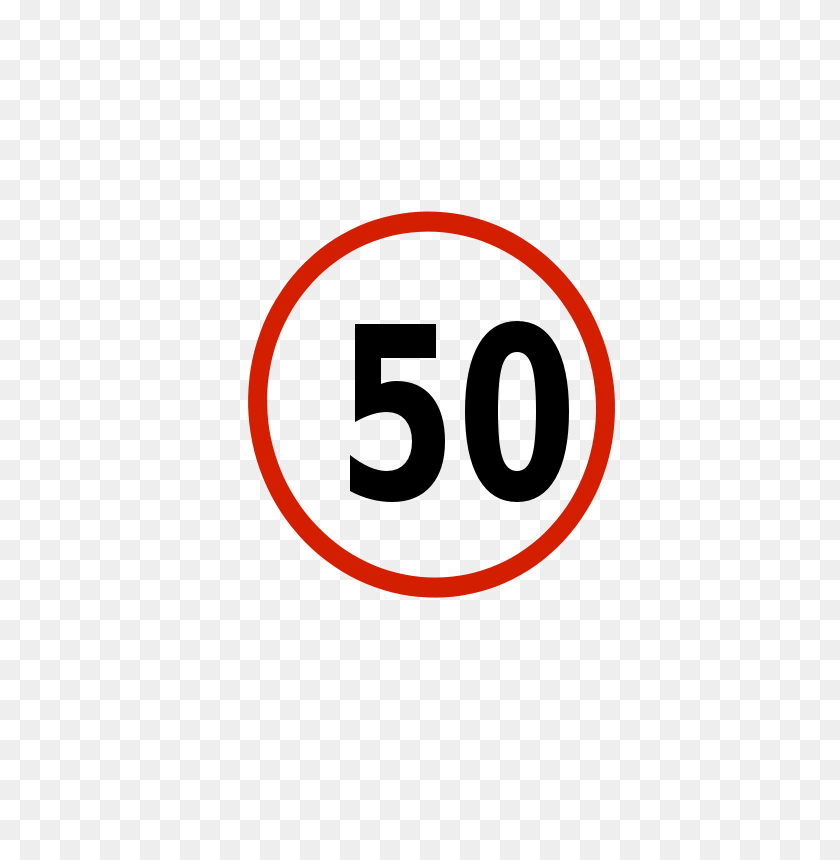 566x800 Бесплатный Клипарт Индийский Дорожный Знак - Знак Ограничения Скорости Клипарт