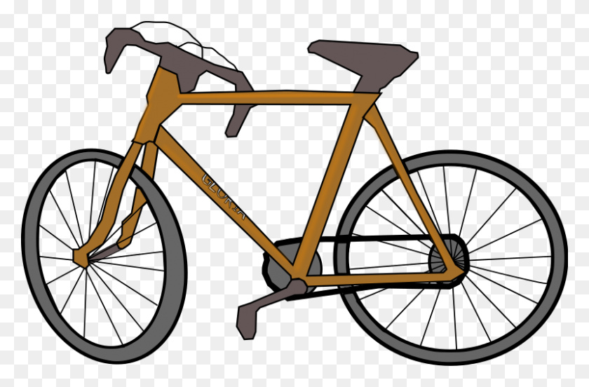 800x505 Free Clipart Italian Bicycle - Bicycle Clip Art Free