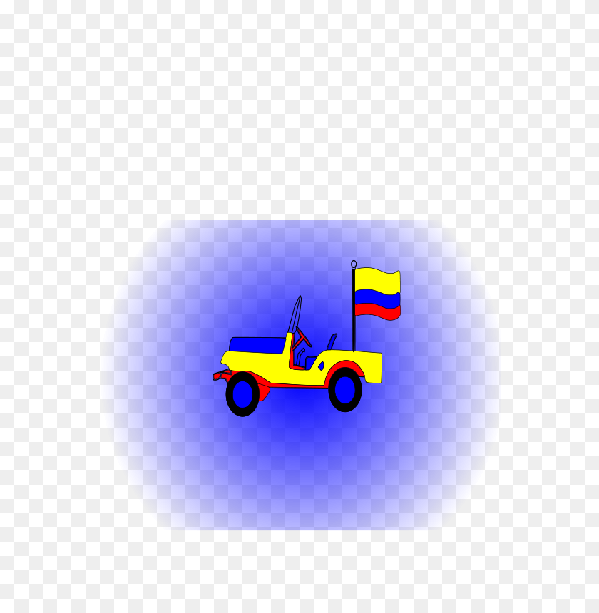 566x800 Free Clipart Jeep Colombiano Jet - Jeep Clipart