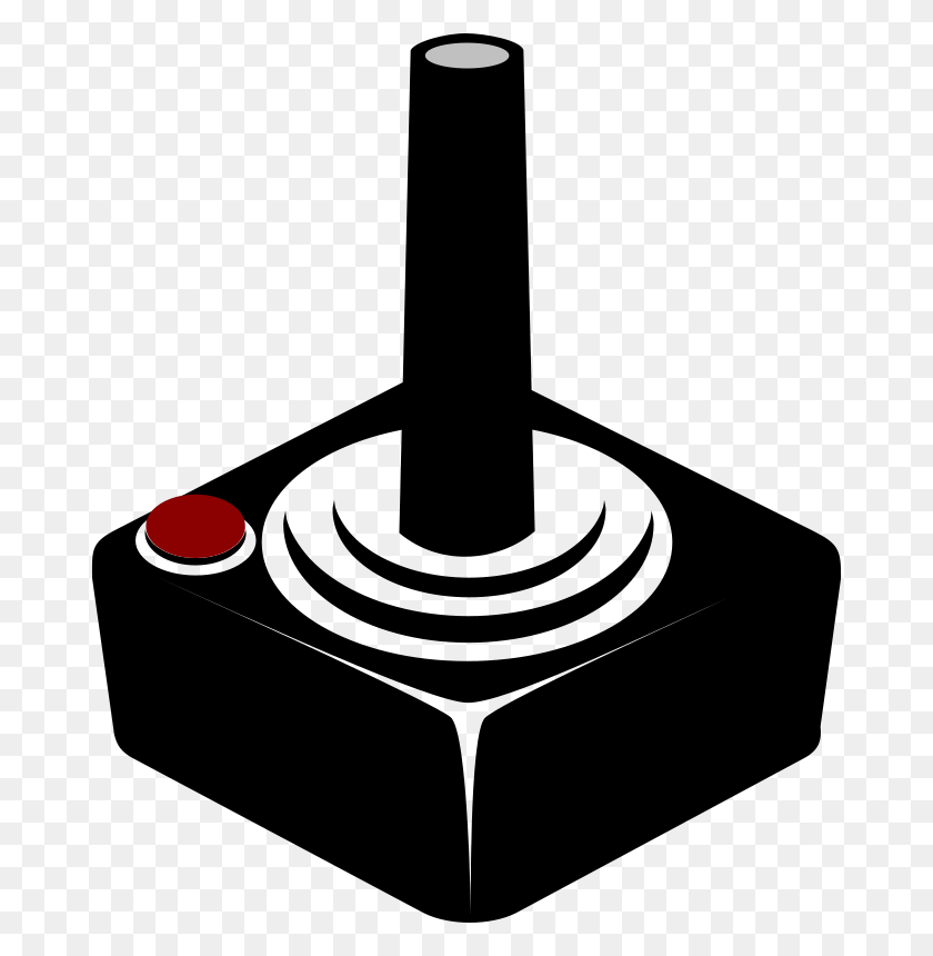 676x800 Бесплатный Клипарт Joystick Sagism - Клипарт Atari