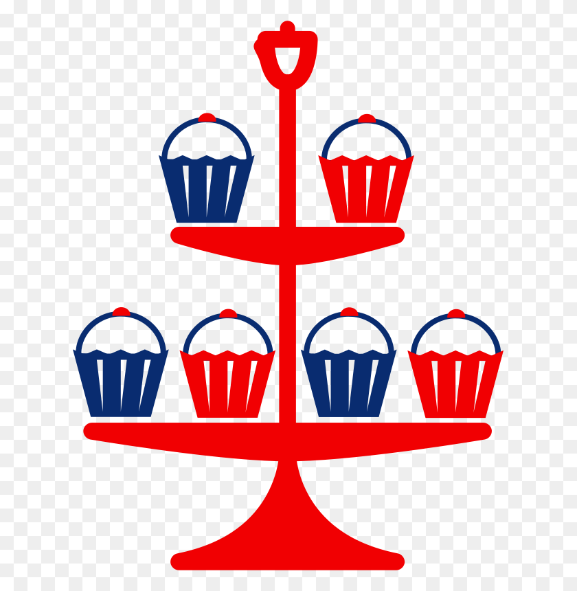 627x800 Free Clipart Jubilee Cake Stand Red Mr Johnnyp - Chaqueta Recta Clipart