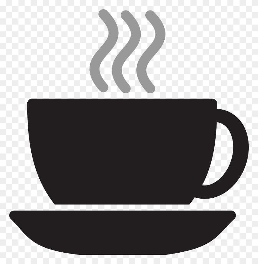 780x800 Free Clipart Kitchen Icon - Free Coffee Cup Clipart