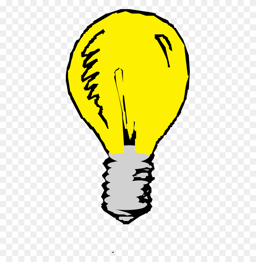407x800 Free Clipart Light Bulb Liftarn - Light Bulb Images Clip Art