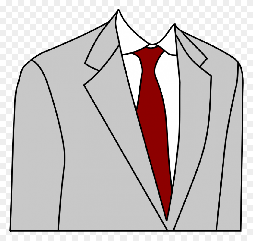 800x759 Free Clipart Light Grey Suit Laobc - Dress Shirt Clip Art