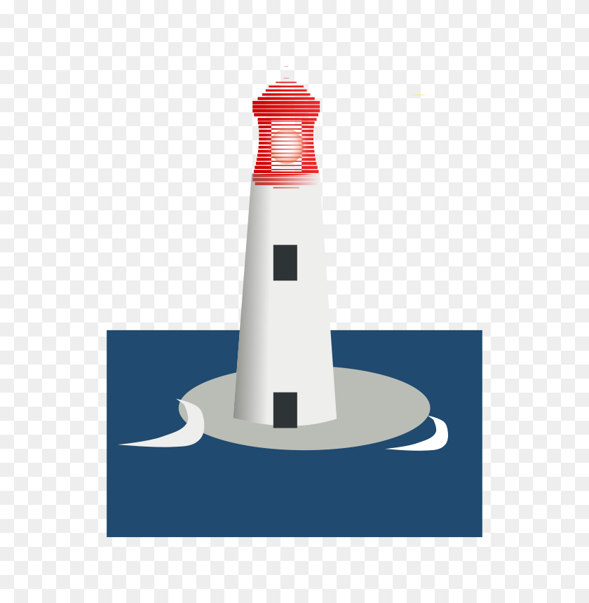 566x800 Free Clipart Lighthouse Chatard - Lighthouse Clipart