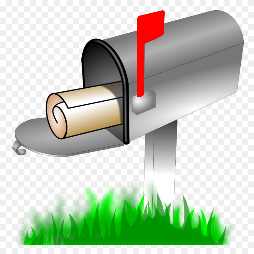 800x800 Free Clipart Mailbox Metalmarious - Free Mailbox Clipart