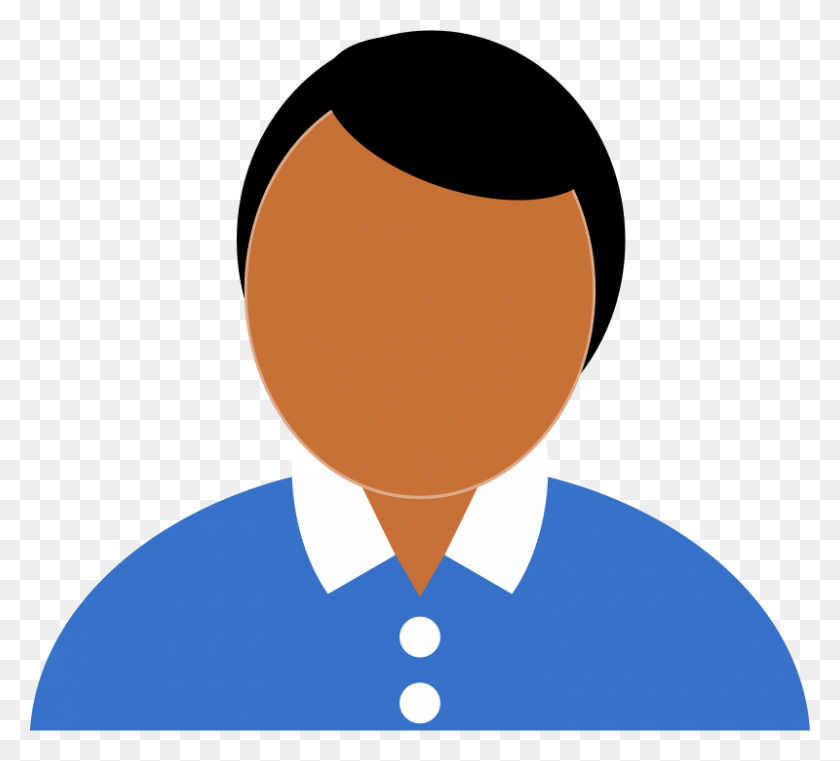 800x719 Free Clipart Man In Blue Shirt Sheikh Tuhin - Blue Shirt Clipart