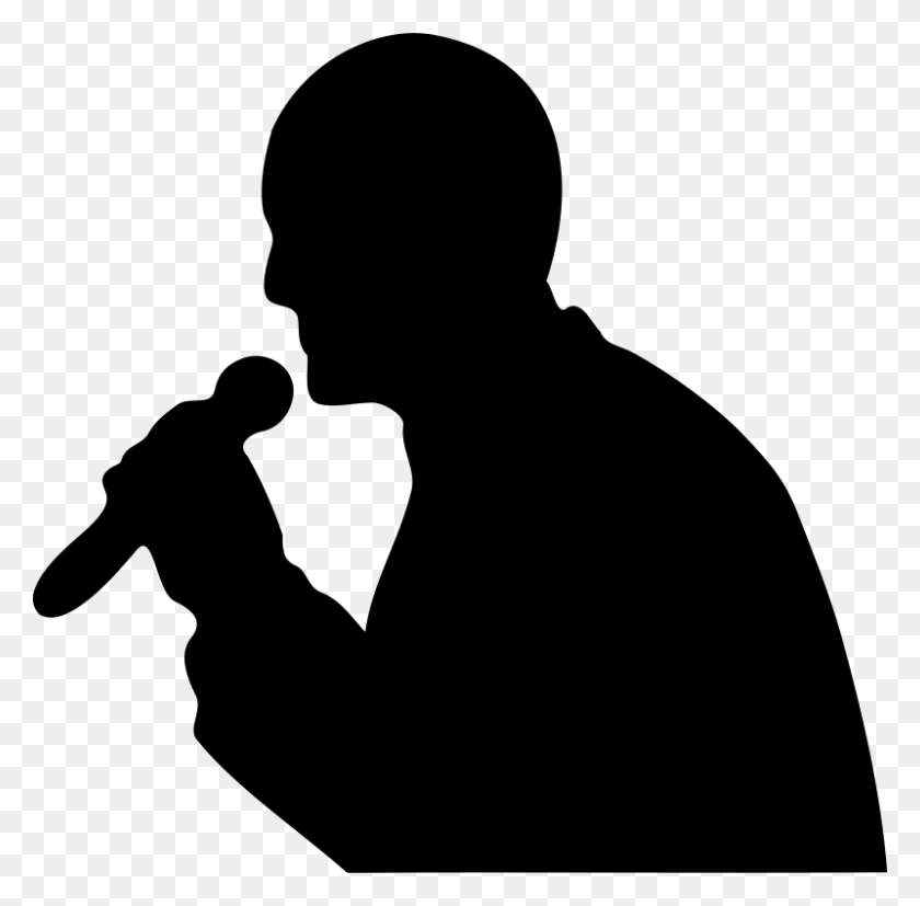 800x787 Free Clipart Man With A Microphone Laobc - Free Microphone Clip Art