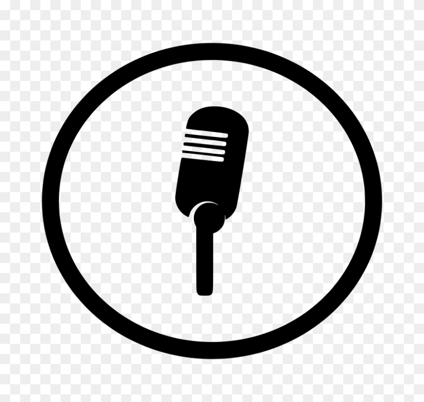 800x754 Free Clipart Microphone Icon Ousia - Microphone Clipart