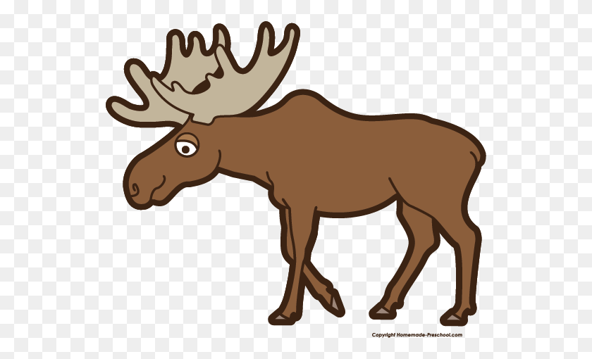 540x450 Free Clipart Moose - Lodge Clipart