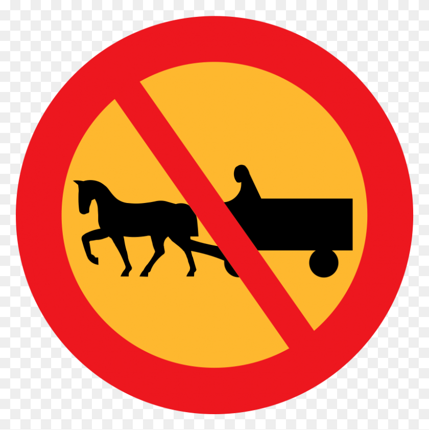 798x800 Free Clipart No Horse And Carts Sign Ryanlerch - No Sign Clipart