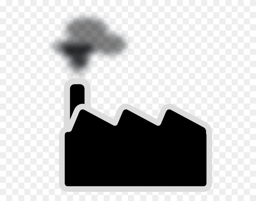 552x600 Free Clipart Nuclear Power Plant With Grass Silhouette - Nuclear Clipart