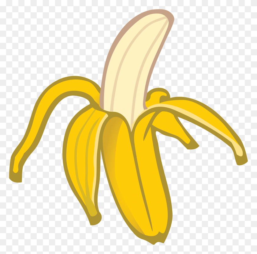 4000x3941 Бесплатный Клипарт Банана - Бесплатный Клипарт Банан