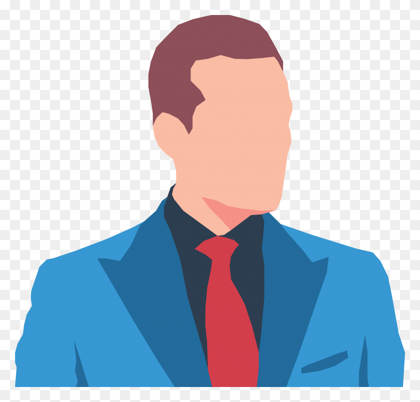4000x3818 Free Clipart Of A Faceless Business Man Avatar - Person PNG