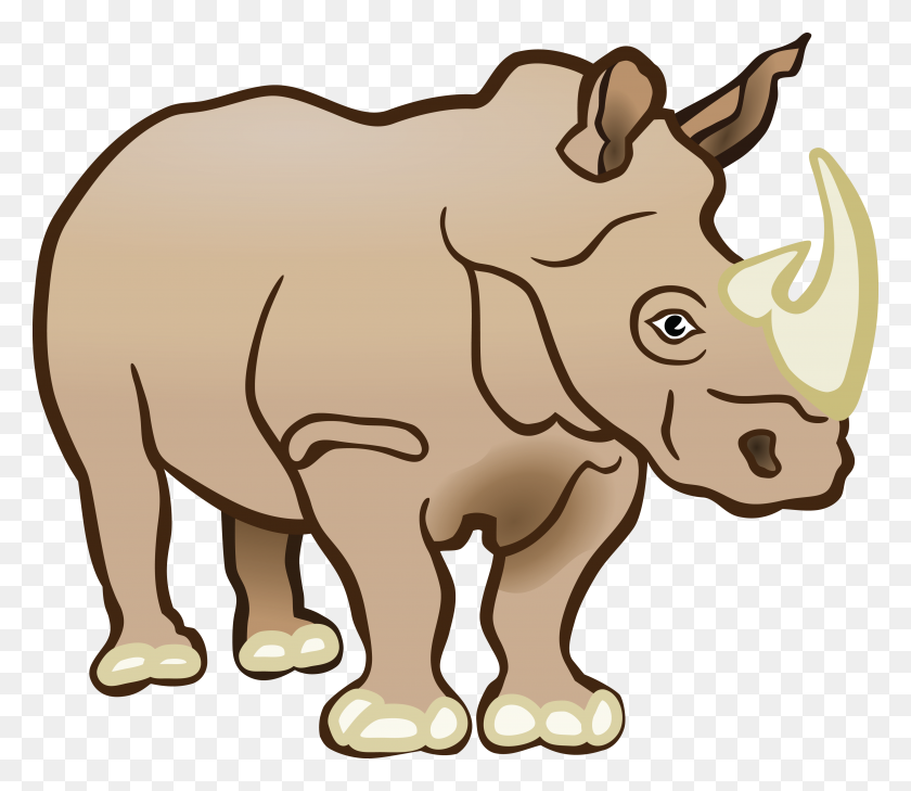 4000x3432 Imágenes Prediseñadas Gratis De Un Rinoceronte - Imágenes Prediseñadas De Cortacésped Para Montar