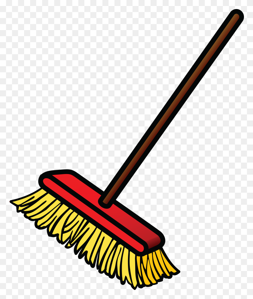 4000x4787 Free Clipart Of A Shop Broom - Duster Clipart