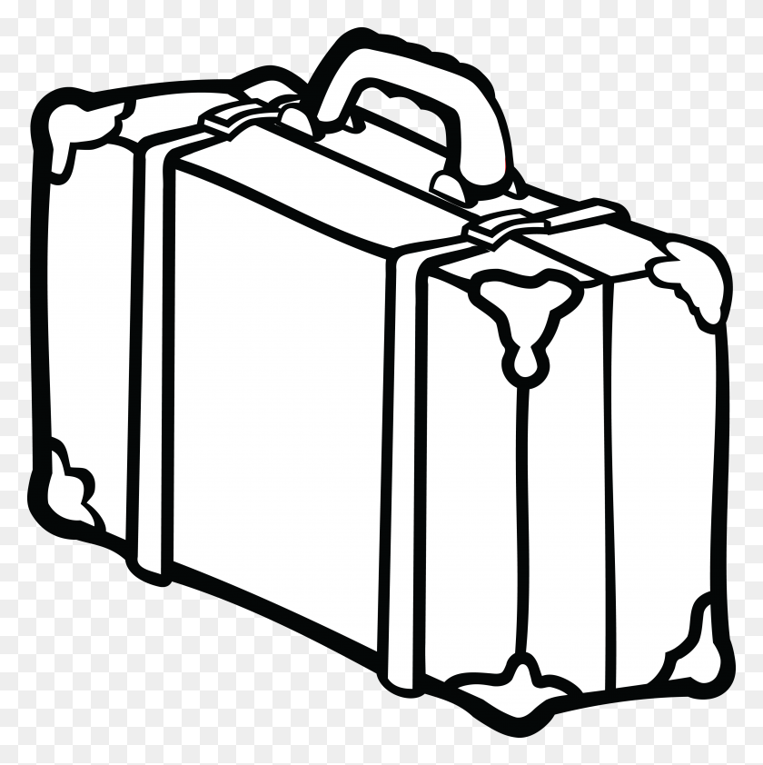 4000x4011 Free Clipart Of A Suitcase - Suitcase Clipart