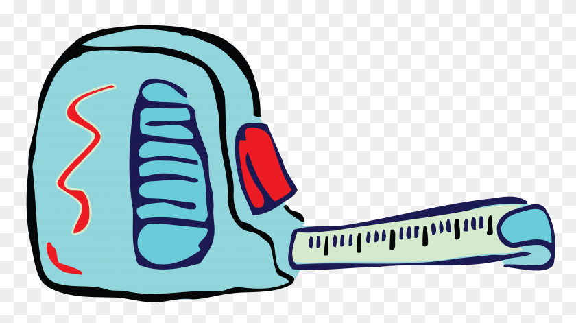 4000x2111 Free Clipart Of A Tape Measure - Tape Clipart