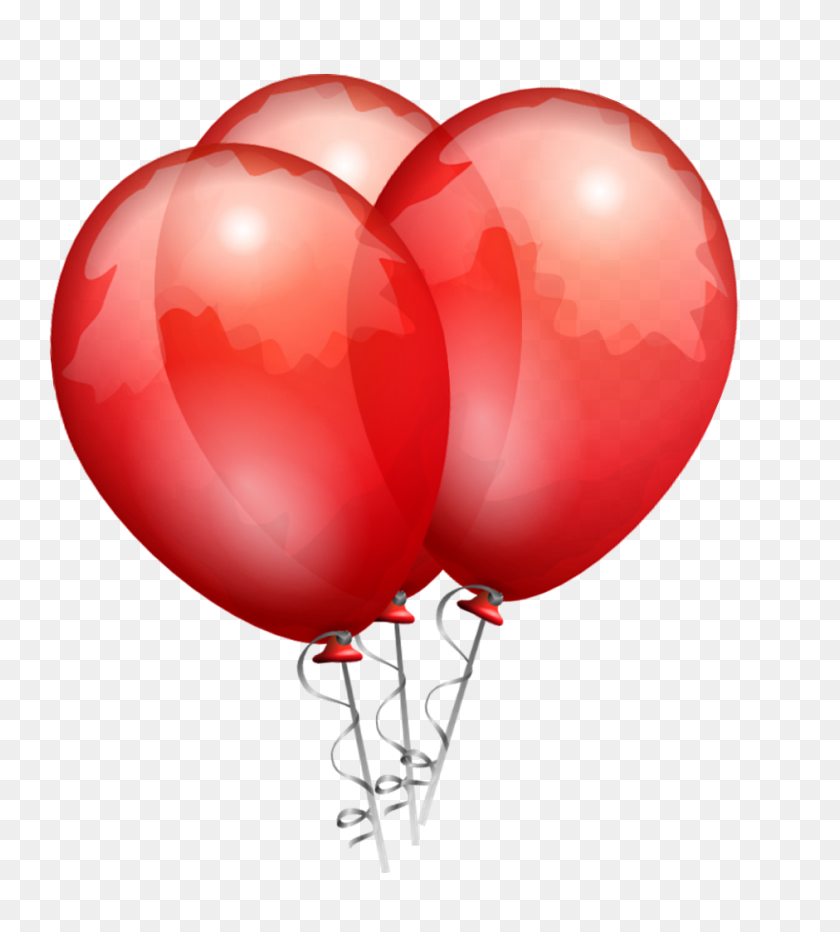 940x1052 Free Clipart Of Black And Red Balloons Clip Art Images - Red Flower Clipart