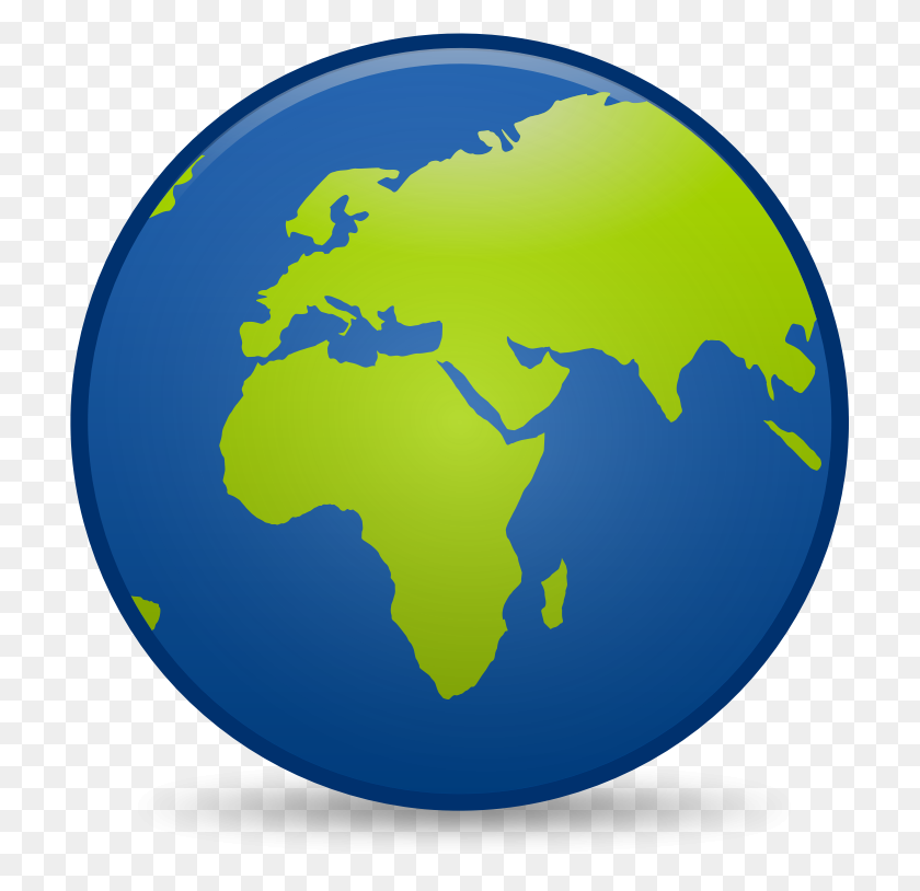 711x754 Free Clipart Of Earth - Earth Clipart