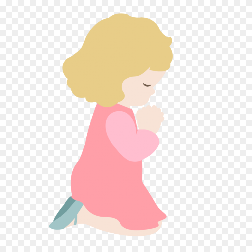 948x948 Free Clipart Of Real Toddler Girl Praying Collection - Toddler Clipart